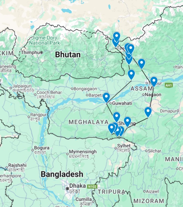 Sacred Hills & Serene Rivers – A 14-Day Cultural Journey Through Northeast India
