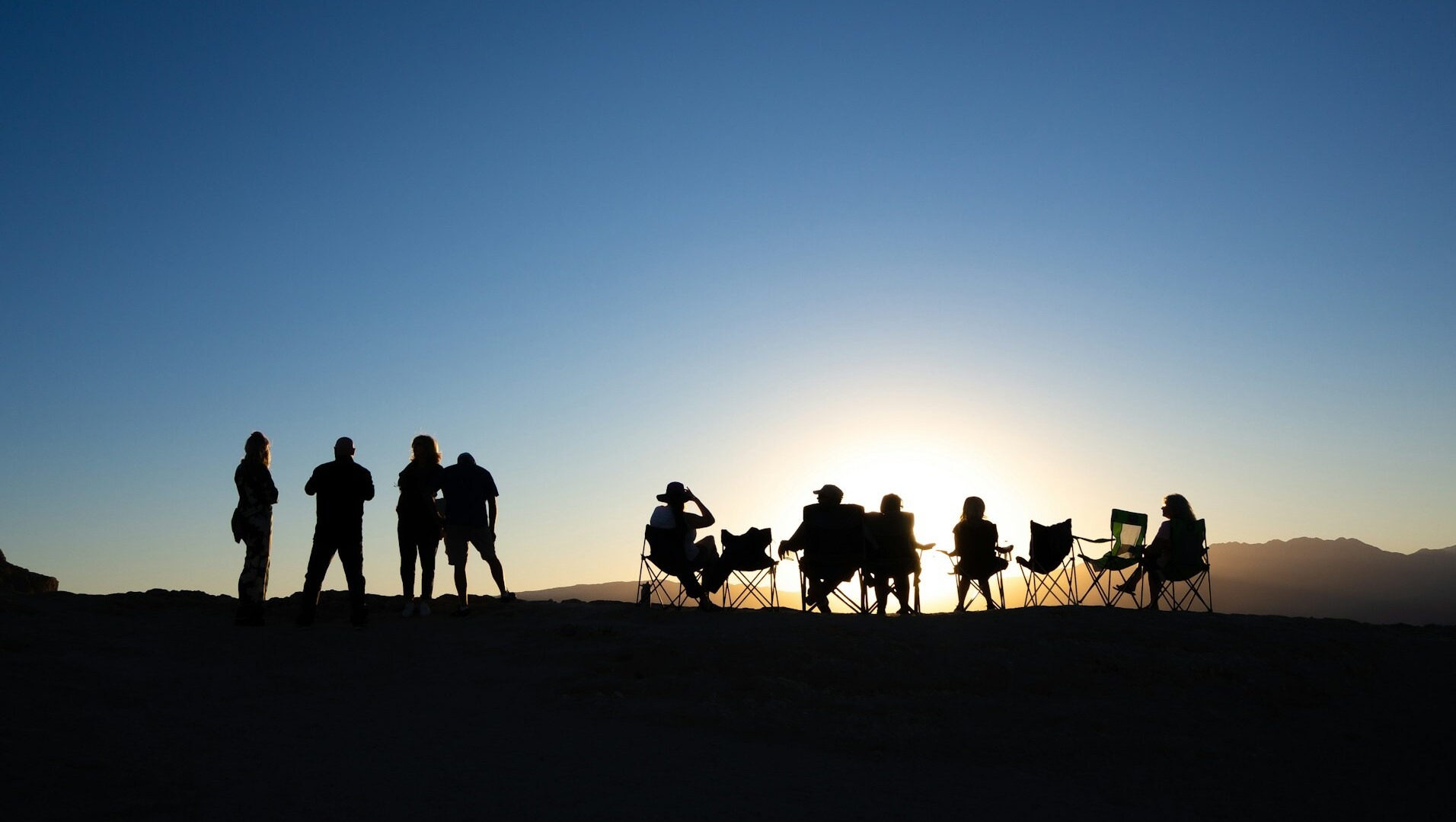 Corporate Offsite Team Gathering at Sunset in India